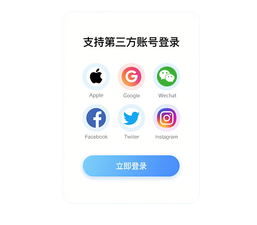 丰富登录方式，医美用户便捷触达